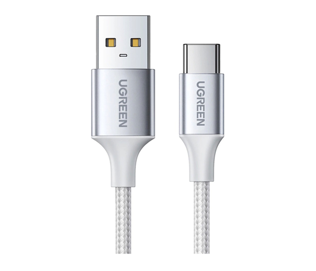 UGREEN Kabel USB do USB-C QC3.0 05m z aluminiową wtyczką biały - 1489133 - zdjęcie